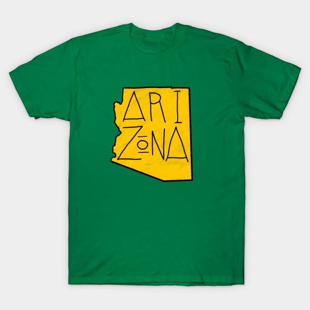 The State of Arizona T-Shirt by loudestkitten